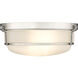 Arlson 2 Light 13 inch Brushed Nickel Indoor Flushmount Ceiling Light